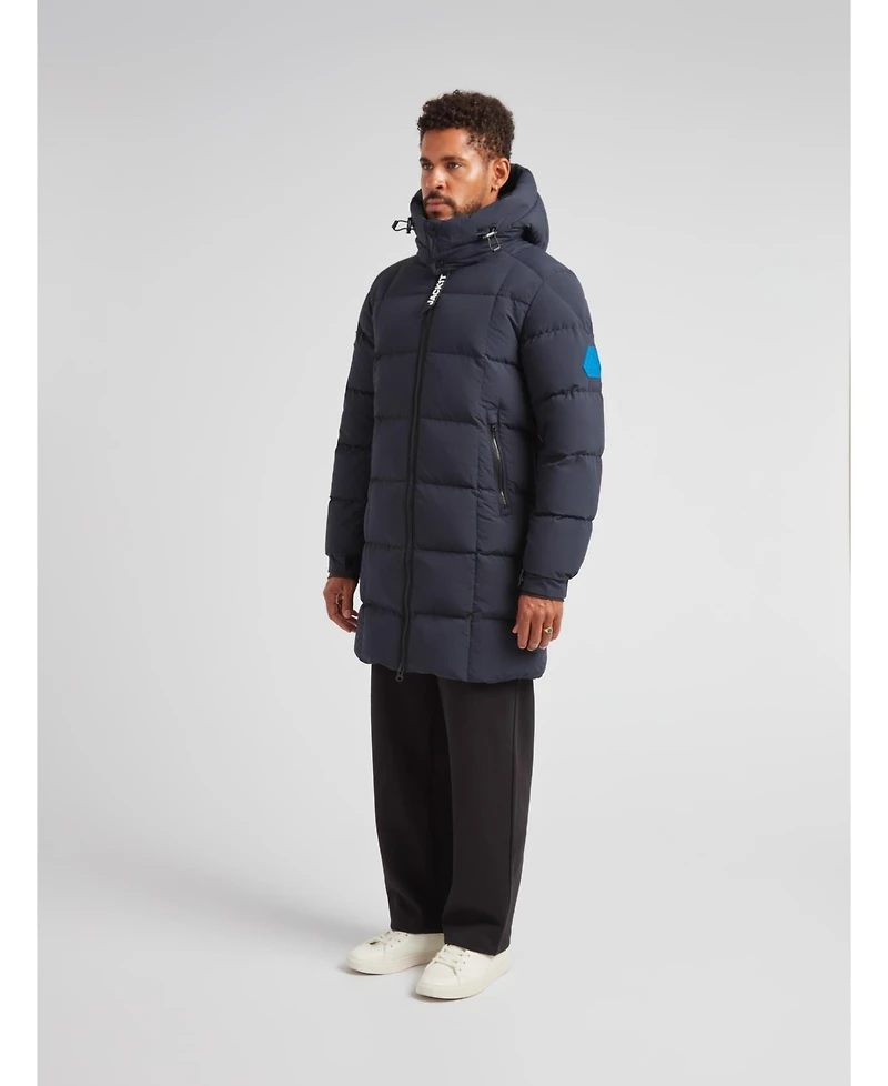 JACK1T Men's Ez Hooded Boxed Puffer Coat
