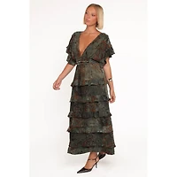 Petal and Pup Women's Wendi Ruffle Dress.