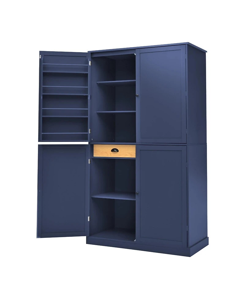Boyel Living High Freestanding Kitchen Pantry Large Cupboard Storage Cabinet