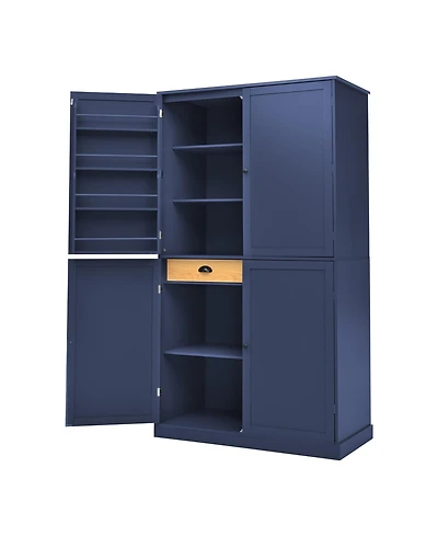 Boyel Living High Freestanding Kitchen Pantry Large Cupboard Storage Cabinet