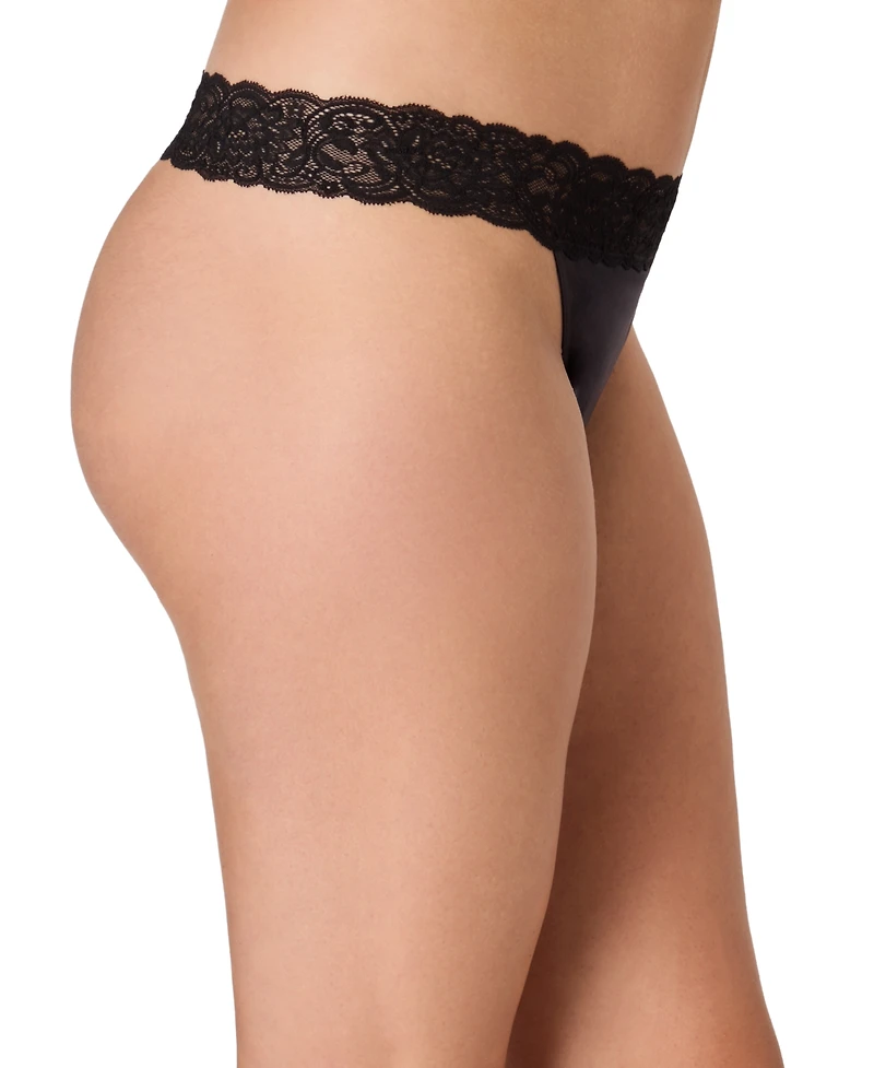 Maidenform Women's Everyday Pretty Lace Thong Panty