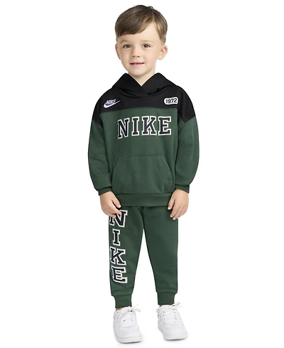 Nike Toddler Boys 2-Piece Sportswear P.e. Blocked Pullover and Pant Set