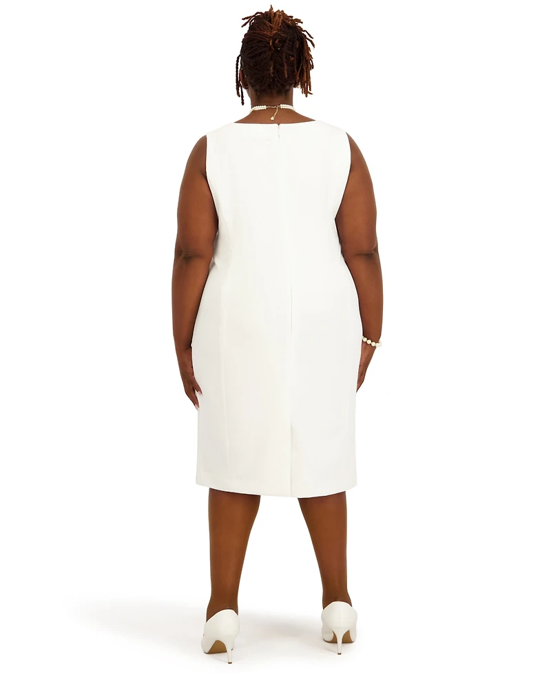Kasper Women's Sleeveless Sheath Dress, Regular and Plus