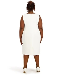 Kasper Women's Sleeveless Sheath Dress, Regular and Plus
