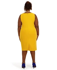 Kasper Women's Sleeveless Sheath Dress, Regular and Plus