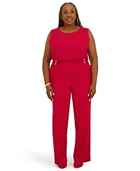 Kasper Women's Crewneck Sleeveless Top, Regular and Plus