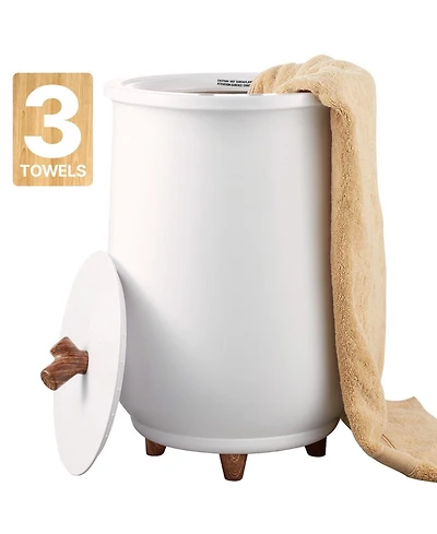 Ecooso Towel Warmers for Bathroom, Towel Warmer Bucket Auto Shut Off for Spa Fits up to 3 Oversized Bath Towels, Blankets, Clothes, Bathrobes