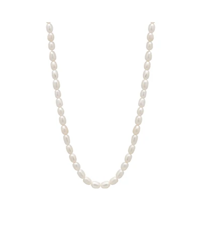 Spero London Natural Freshwater Real Seed Pearl Strand Necklace