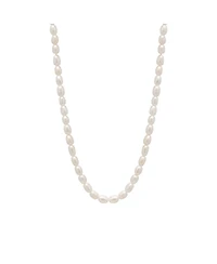 Spero London Natural Freshwater Real Seed Pearl Strand Necklace
