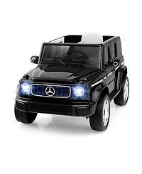 Sugift 12V Licensed Mercedes-Benz Eqg Kids Ride On Car with Remote Control-Black