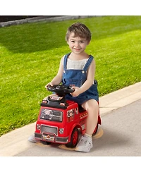 Mecale Ride On Push Car for Toddlers 1-3, Sit-to-Stand Racer with Music Wheel & Under-Seat Storage, Ride Toy for Boys Girls