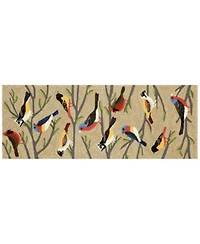 Liora Manne Front Porch Indoor Outdoor Birds Multi Area Rug