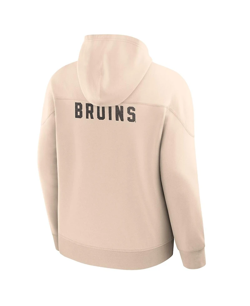 Fanatics Men's Cream Boston Bruins Vintage Hoodie
