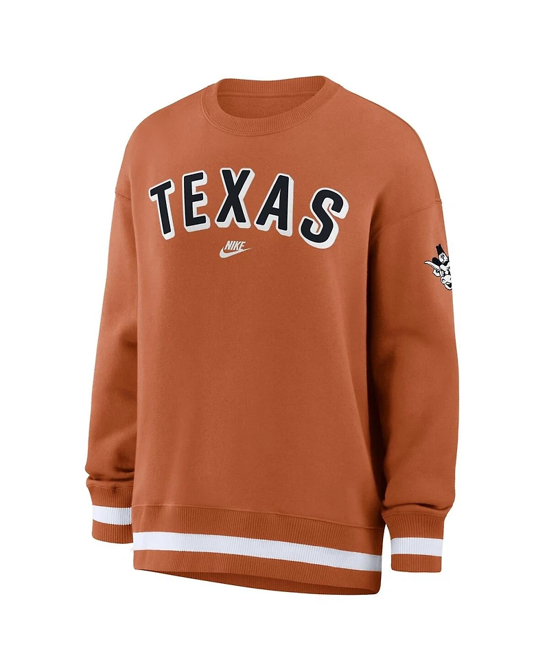 Women's Texas Orange Longhorns Oversized Legacy Phoenix Sweatshirt