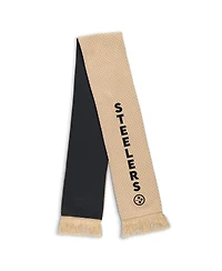 Wear by Erin Andrews Women's Pittsburgh Steelers Tonal Microcheck Scarf Glove Set
