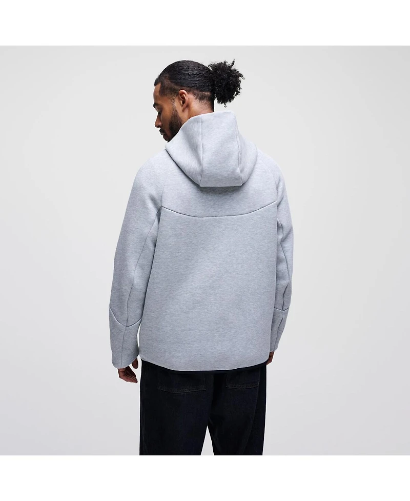 Nike Men's Heather Gray Minnesota Vikings Tech Fleece Full-Zip Windrunner Hoodie