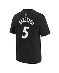 Jordan Big Boys and Girls Paolo Banchero Black Orlando Magic Name Number T-Shirt - Statement Edition