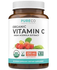 Pure Co Vitamin C Gummies, 60ct Herbal