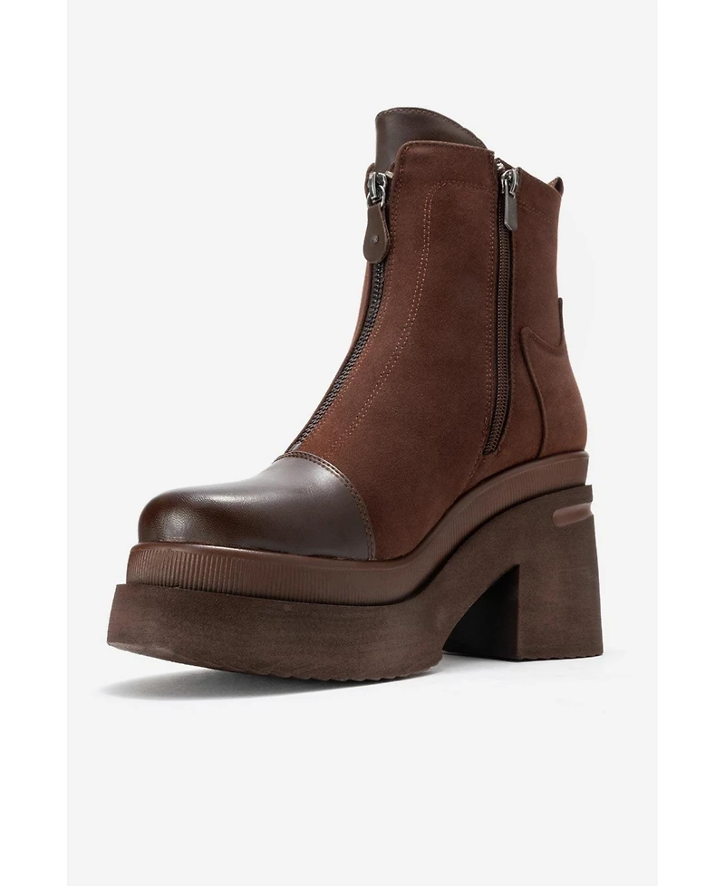 Prologue Shoes Women Ardenne Platform Zip Boot