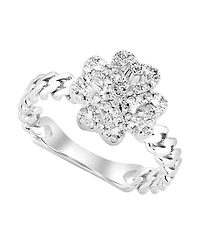 Macy's White Baguette Diamond Ring (1/4 ct. t.w.) in 10k White Gold