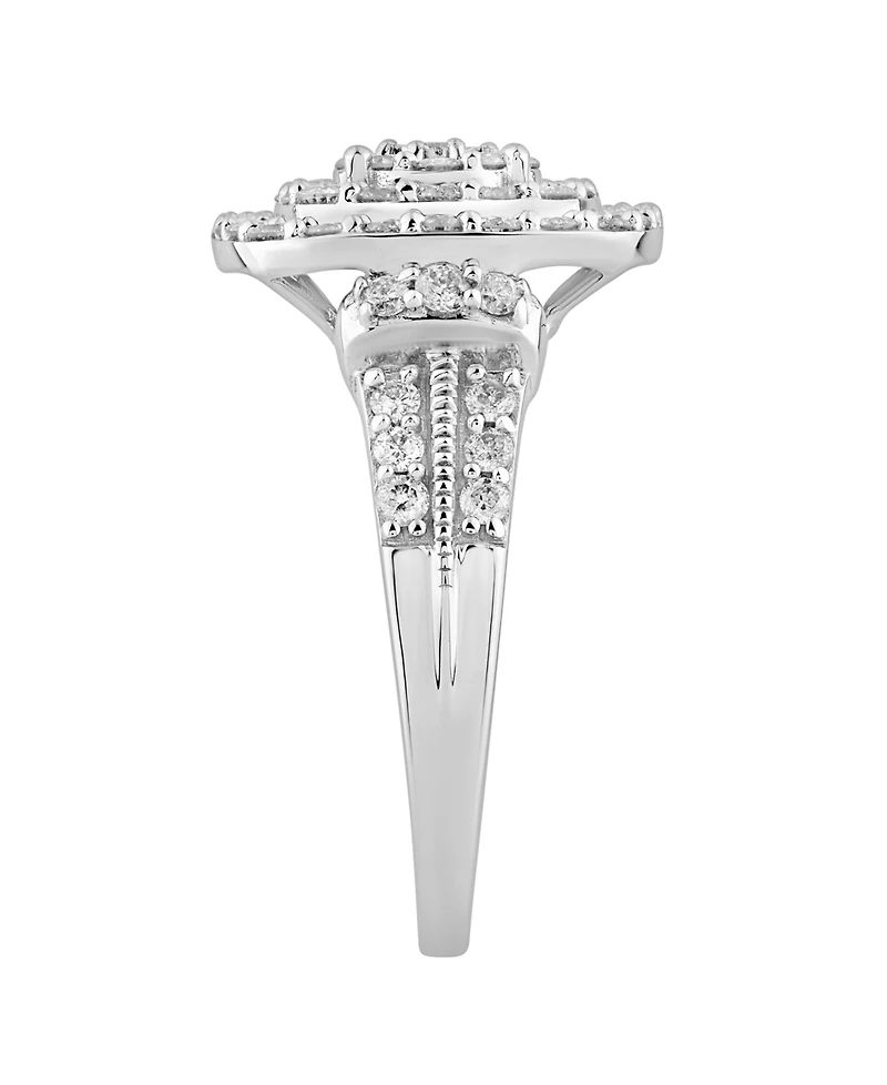 Macy's White Diamond Ring (1 ct. t.w.) in 10k White Gold