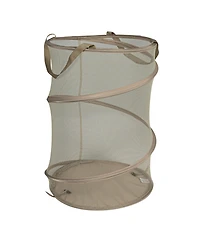 Household Essentials Pop-Up Mesh Laundry Hamper, Blue