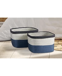 Ayden Rectangular Baskets Set of 2