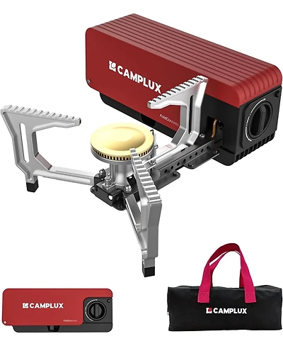 FoldGo 7500 Btu Portable Butane Stove – Collapsible, Csa Certified, Adjustable Burner with Carry Bag