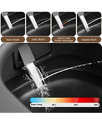 Casainc Smart One-Piece Bathroom Fixture With Heated Seat, Auto Flush, Wash, Dryer And Digital Display