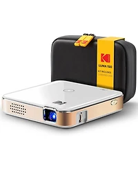 Kodak Luma 150 Pico Projector, Rechargeable Ultra Mini Projector with Travel Case (White)