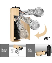 Aofar Portable Camping Stove Butane 1400W Gas Collapsible Backpacking for Indoor Outdoor Cooking Hiking and Picnic