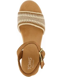 Toms Women's Diana Platform Wedge Sandals