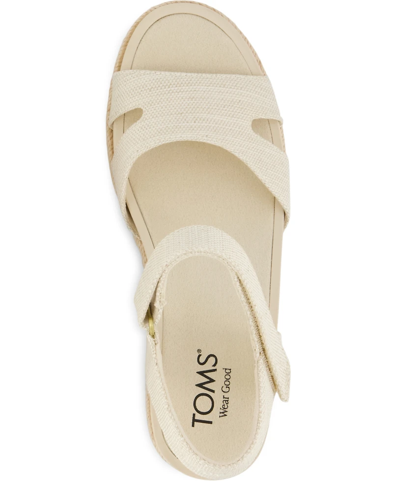 Toms Women's Alana Open Toe Wedge Sandals