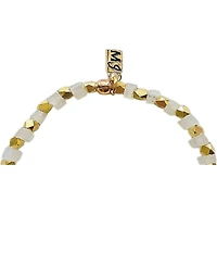 Minu Jewels Moonstone and Amazonite Stretch Bracelet