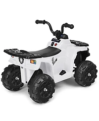 Kids Ride On Atv Quad 4 Wheeler Electric Toy Car 6V Battery Power Led Lights