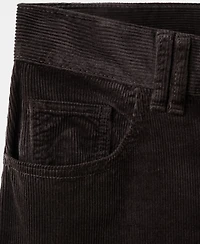 Mango Women's Wide-Leg Corduroy Jeans