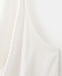 Mango Women's Draped Neck Satin Blouse