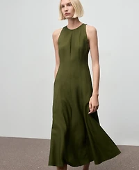 Mango Women's A-Line Godets Dress