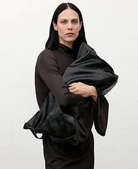 Mango Women's Bell Sleeves Fitted Dress