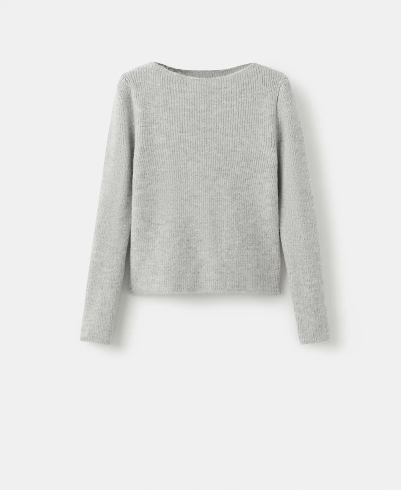 Mango Women's Knitted Ribbed Sweater