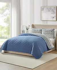 Seventh Studio Jambo Floral -Piece Quilt Set