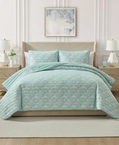 Seventh Studio Waves Coastal 3 Piece Quilt Sets