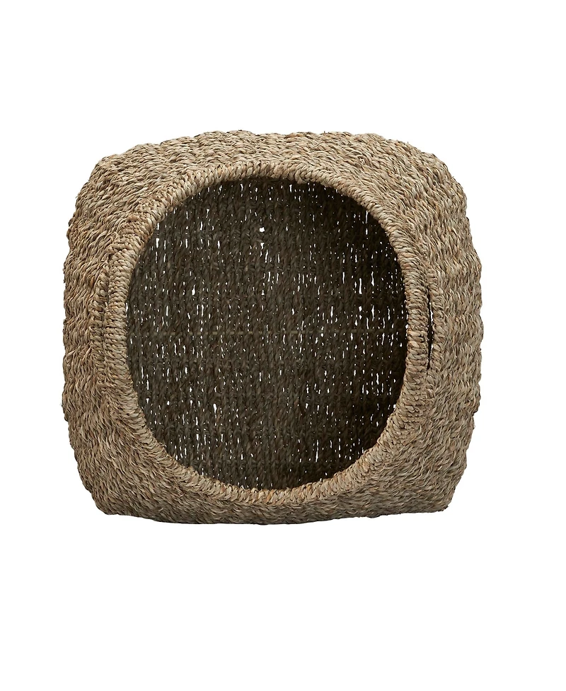 Household Essentials Handled Basket, Seagrass