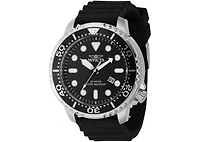 Invicta Men's 44834 Pro Diver Quartz PC32 Black Dial Watch