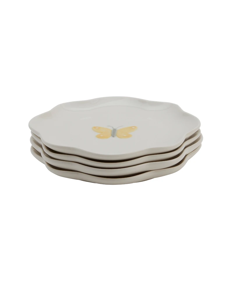 Haven Stoneware Appetizer Plate, Set of 4