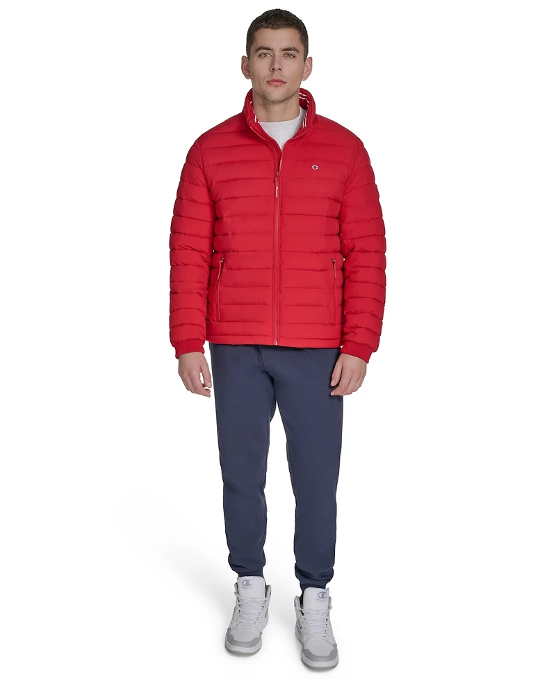 Champion Men's Quilted Long-Sleeve Jacket