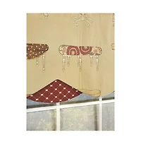 Rlf Home Ottoman Petticoat 3" Rod Pocket Lining Luxurious and Elegant Window Treatment Valance