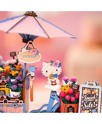 Flash Popup Diy 3D Puzzle - Hello Kitty Flower Cart 184pcs