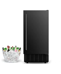 Euhomy 66-lb Ice Per day Nugget Ice Maker Black