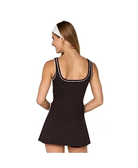 G Lifestyle Clothing Women's Piping Active Dress